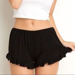 Black brandy Melville soft shorts